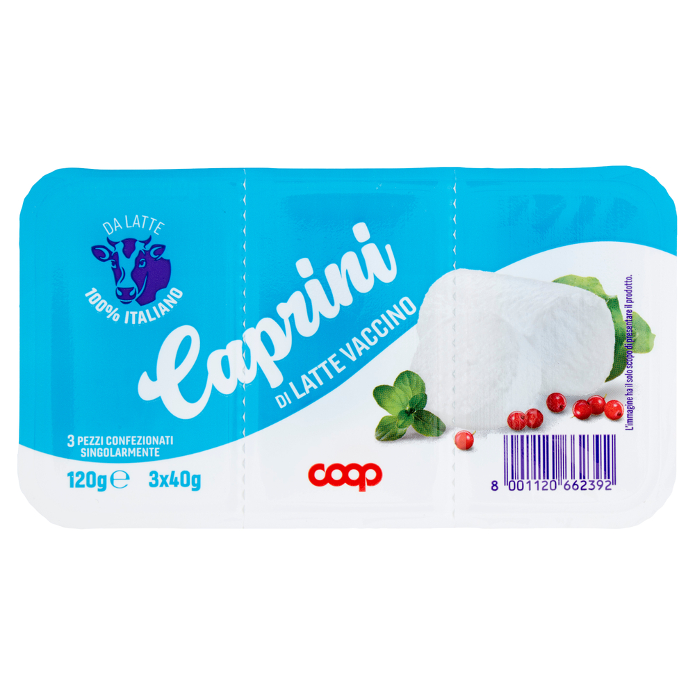 Caprini Di Latte Vaccino 3 X 40 G - Easycoop.com