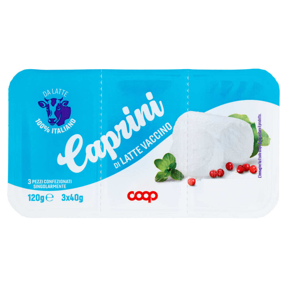 Caprini Di Latte Vaccino 3 X 40 G - Easycoop.com