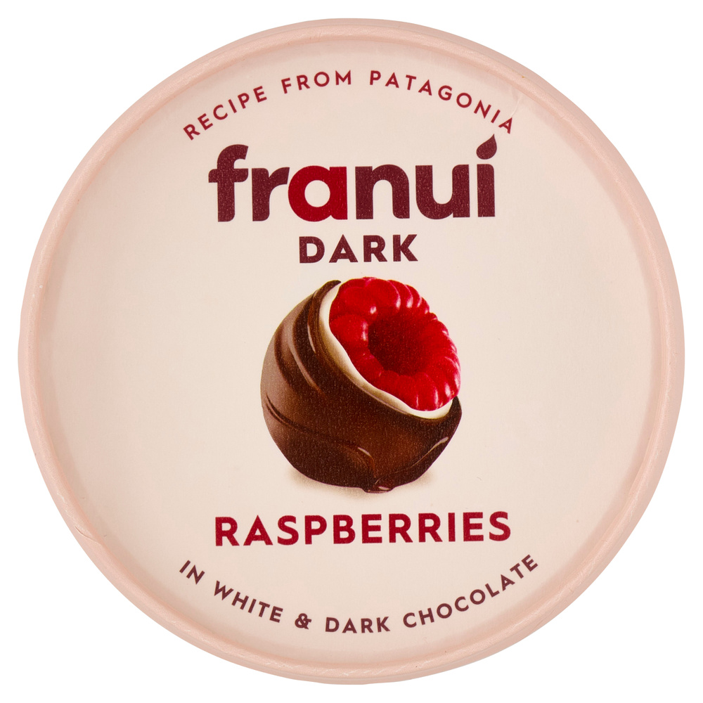 Franuí Dark Raspberries In White & Dark Chocolate 150 G - Easycoop.com