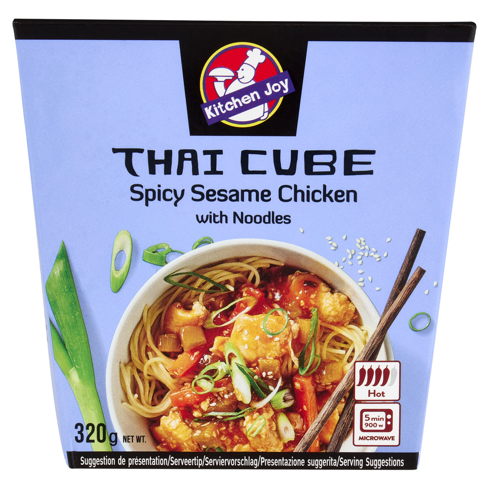 Kitchen Joy Thai Cube Spicy Sesame Chicken With Noodles 320 G ...