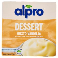 Alpro Dessert 100% Vegetale Gusto Vaniglia, Senza Lattosio, Povero Di Grassi, Fonte Di Calcio,4x125g