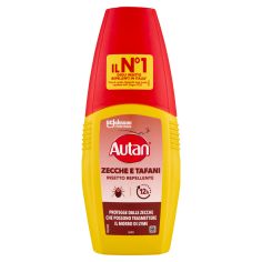 Autan Zecche E Tafani Vapo,  Spray Anti Zecche E Tafani, Insetto Repellente, 1 Flacone Da 100 Ml