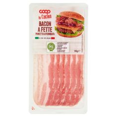 Bacon A Fette Pancetta Affumicata Da Suini 100% Italiani 90 G