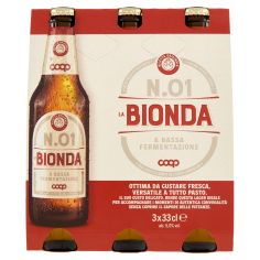 Birra N.01 La Bionda 3 X 33 Cl