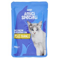 Bocconcini In Gelatina Con Pesce Bianco 100 G