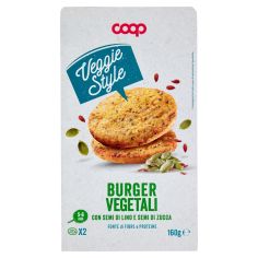 Burger Vegetali Con Semi Di Lino E Semi Di Zucca 2 X 80 G