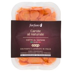 Carote Al Naturale Cotte Al Vapore Italiane 2 X 150 G
