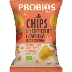 Chips Lenticchie E Paprika Senza Glutine Probios 40 G