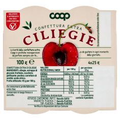 Confettura Extra Ciliegie 4 X 25 G