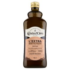 Costa D'oro L'extra Non Filtrato Fruttato Olio Extra Vergine Di Oliva 1 L