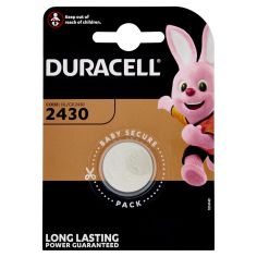 Duracell 2430 Batteria Bottone Al Litio Specialistica 3v Confezione Da 1 Dl2430 Cr2430
