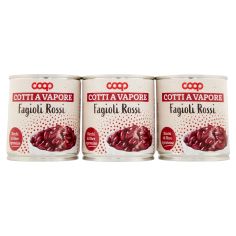 Fagioli Rossi Cotti A Vapore 3 X 150 G