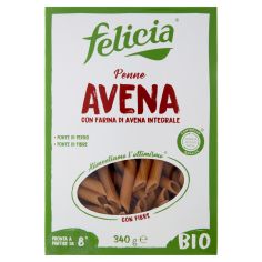 Felicia Penne Avena Con Farina Di Avena Integrale Bio 340 G