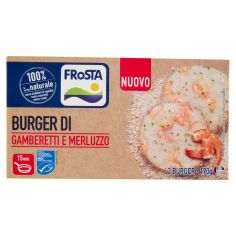 Frosta Burger Di Gamberetti E Merluzzo 190 G