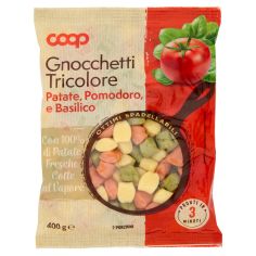 Gnocchetti Tricolore Patate, Pomodoro E Basilico 400 G