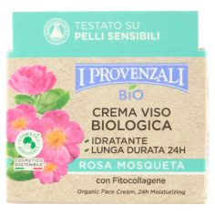 I Provenzali Bio Crema Viso Biologica Idrantante Rosa Mosqueta 50 Ml