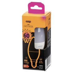 Led Candela Luce Calda 60w E14 806 Lumen 360°