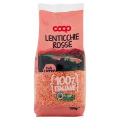 Lenticchie Rosse 100% Italiane 500 G