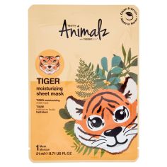 Masquebar Pretty Animalz Tiger Moisturizing Sheet Mask 1 Mask 21 Ml