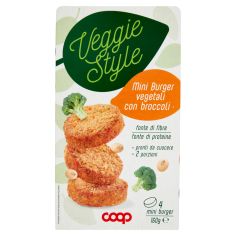 Mini Burger Vegetali Con Broccoli 4 X 40 G