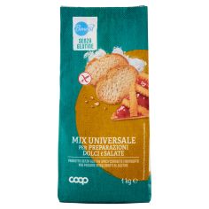 Mix Universale Per Preparazioni Dolci E Salate Senza Glutine 1 Kg
