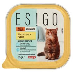 Mousse Ricca In Pollo Gatti Adulti Sterilizzati 85 G
