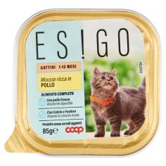Mousse Ricca In Pollo Gattini 1-12 Mesi 85 G