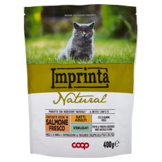 Natural Crocchette Ricche In Salmone Fresco Gatti Adulti Sterilizzati 400 G