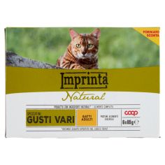 Natural Spezzatini Gusti Vari Gatti Adulti 6 X 85 G