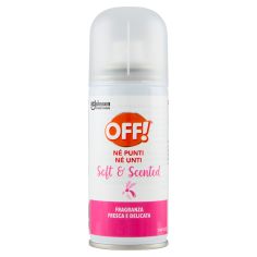 Off! Soft&scented Spray Secco, Insetto Repellente, Contro Le Zanzare, 100ml