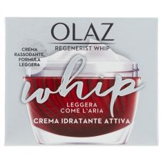 Olaz Regenerist Whip Crema Idratante Attiva 50 Ml - Rassodante, Formula Leggera