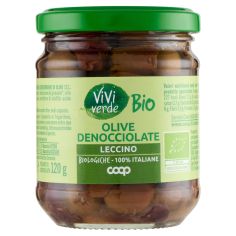 Olive Denocciolate Leccino Biologiche 100% Italiane 180 G