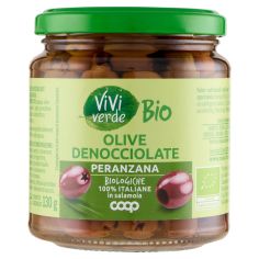 Olive Denocciolate Peranzana Biologiche 100% Italiane In Salamoia 280 G