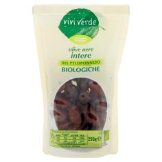 Olive Nere Intere Del Peloponneso Biologiche 250 G