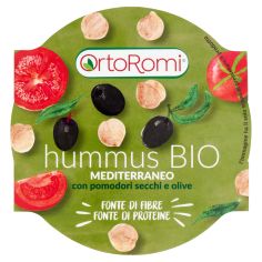 Ortoromi Hummus Bio Mediterraneo 150 G