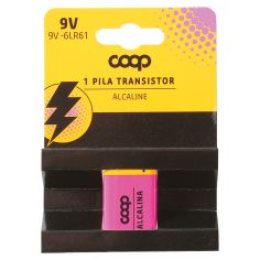 Pila Transistor Alcalina 9 V / 6lr61 1 Pz