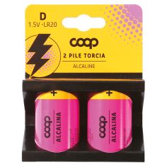 Pile Torcia Alcaline 1,5 V / D - Lr20 2 Pz
