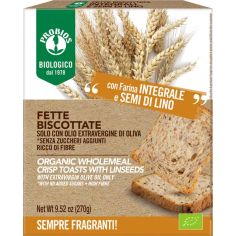 Probios Fette Biscottate Integrali Con Semi Di Lino 270 G