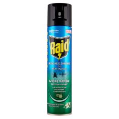Raid Mosche E Zanzare Spray Eucalipto Insetticida, Antizanzare E Antimosche, Azione Rapida, 400 Ml