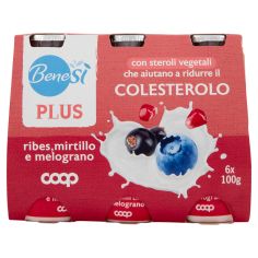 Ribes, Mirtillo E Melograno Con Steroli Vegetali Che Aiutano A Ridurre Il Colesterolo 6 X 100 G