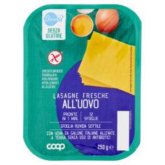 Senza Glutine Lasagne Fresche All'uovo 250 G