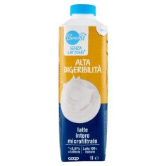 Senza Lattosio* Alta Digeribilità Latte Intero Microfiltrato 1 L
