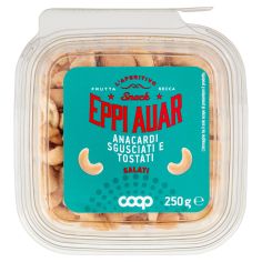 Snack Eppi Auar Anacardi Sgusciati E Tostati Salati 250 G