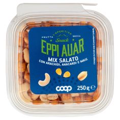 Snack Eppi Auar Mix Salato Con Arachidi, Anacardi E Mais 250 G