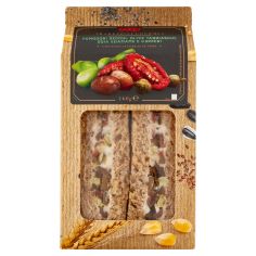 Tramezzini Gourmet Pomodori Secchi, Olive Taggiasche Soia Edamame E Capperi 2 Tramezzini 160 G