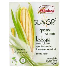 Valledoro Sungri Grissini Di Mais Biologici 120g