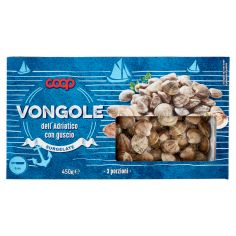 Vongole Dell'adriatico Con Guscio Surgelate 450 G