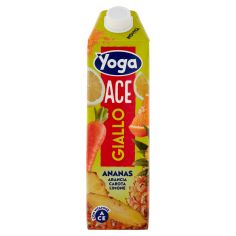 Yoga Ace Giallo Ananas Arancia Carota Limone Con Vitamine 1000 Ml