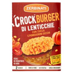 Zerbinati Crockburger Di Lenticchie Con Zucca E Pomodorini Secchi 2 X 80 G