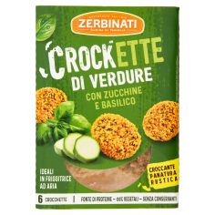 Zerbinati Crockette Di Verdure Con Zucchine E Basilico 160 G